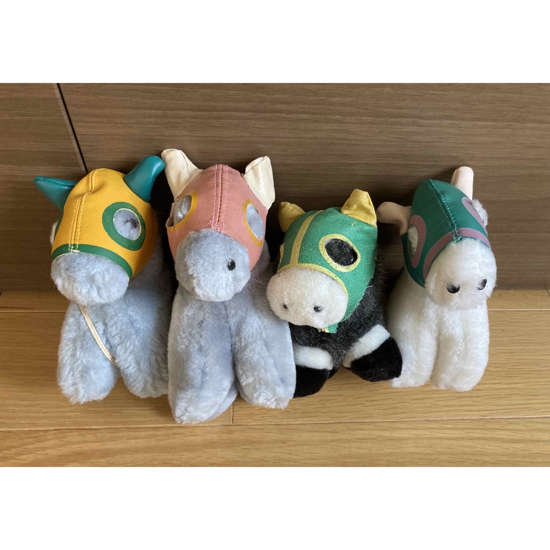 競馬 ぬいぐるみ レア 希少 昭和 ぬいぐるみ 4点セットの通販 by まあ