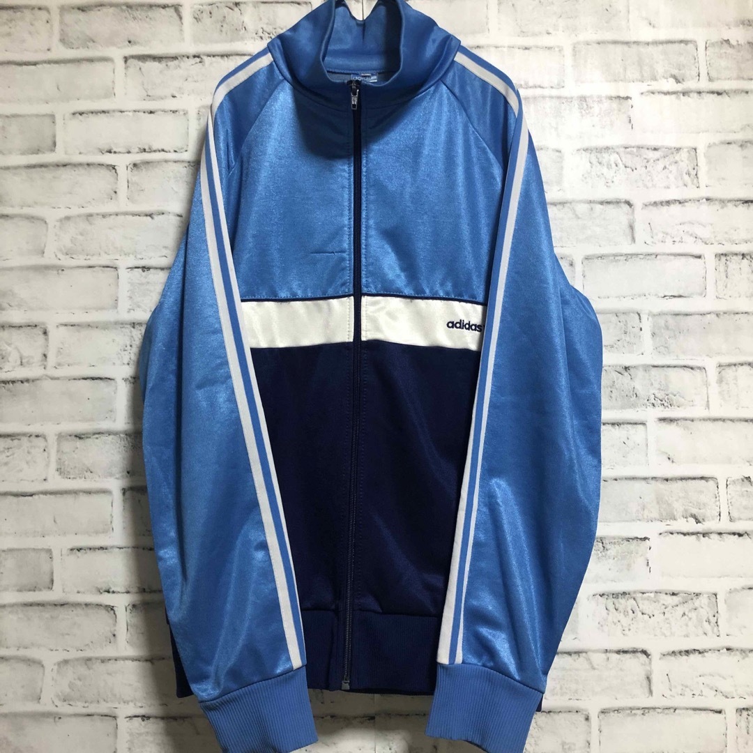 70s⭐️adidas トラックジャケット L TECHNO 刺繍トレファイル 70s
