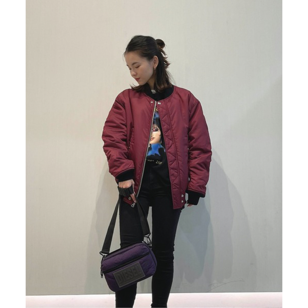 DIESEL レディース Mサイズ リバーシブルボンディングジャケット 定価6