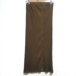 PLEATS PLEASE ISSEY MIYAKE（ロングスカート ・ ブラウン/茶色系）の