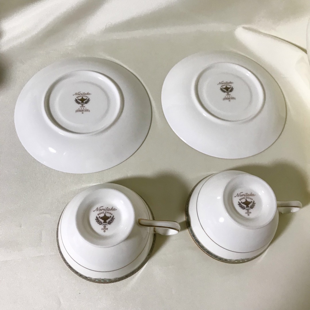 Noritake - ノリタケ カップ&ソーサー ストリームサイド 2客 セット
