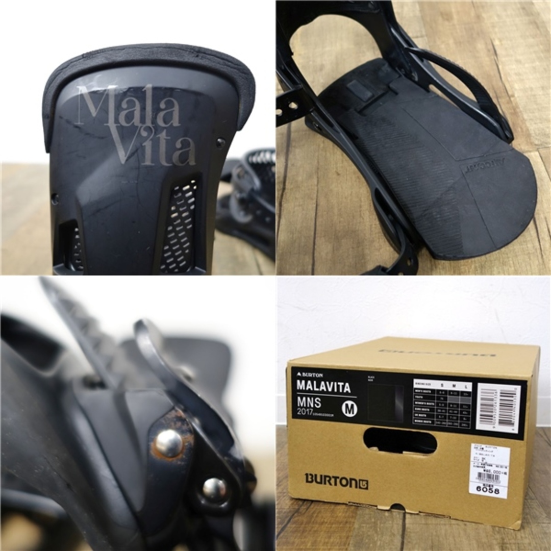バートン BURTON Mala Vita マラビータ スノーボード バインディング M