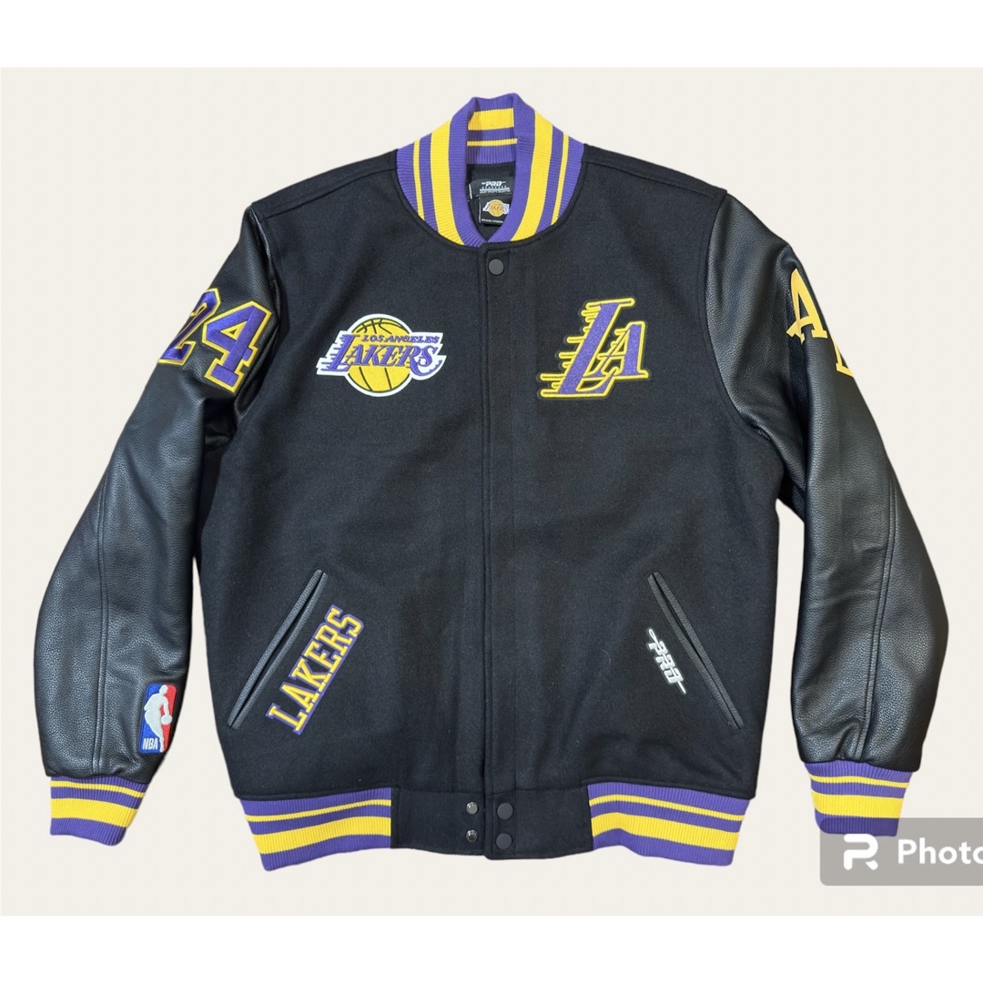 NBA Lakers スタジャン XLサイズ レイカーズ ジャケットの通販 by