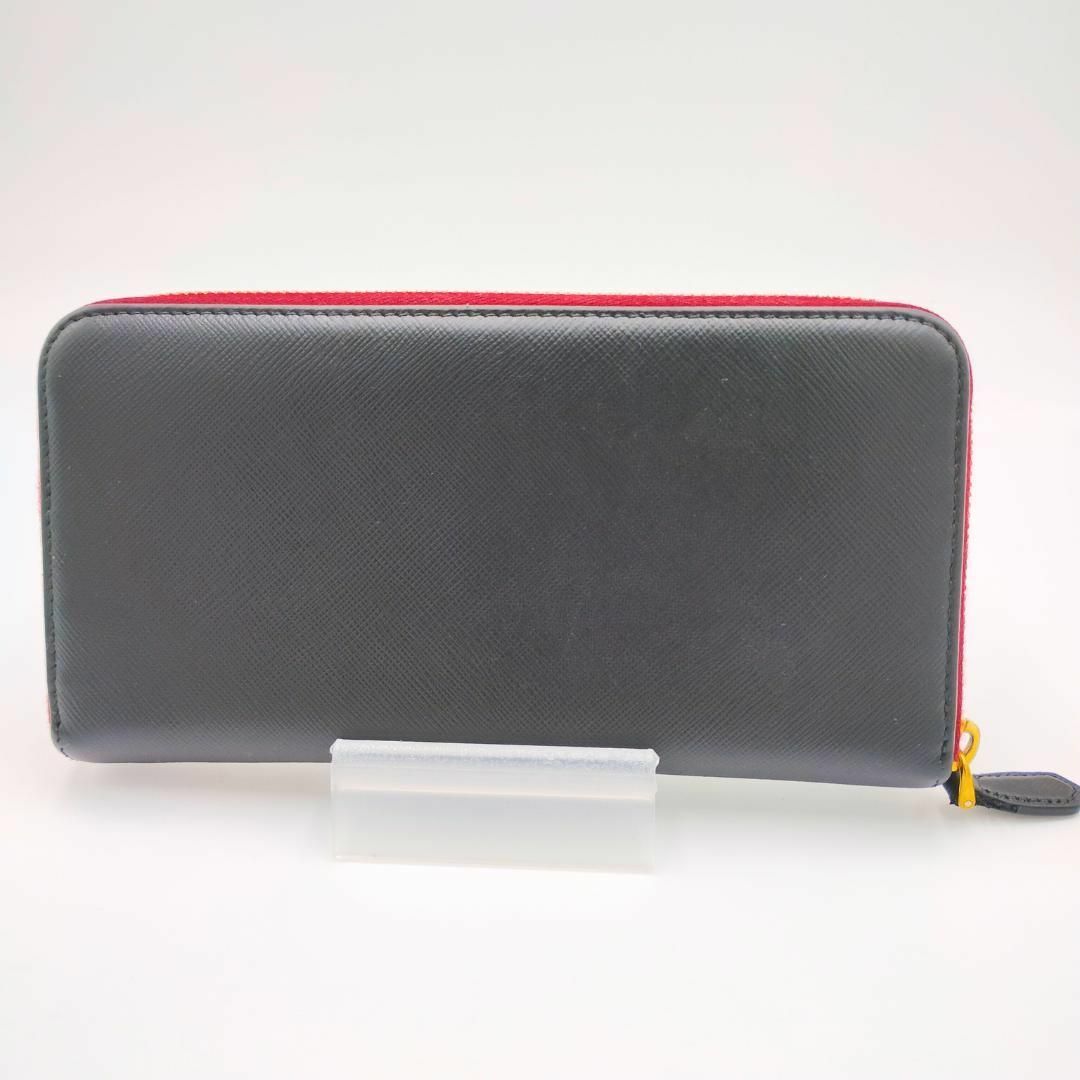 PRADA - 【美品】 プラダ ラウンドジップ 長財布 サフィアーノレザー
