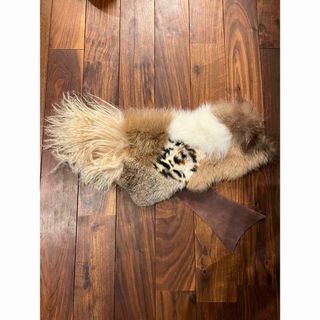 ゴア GOA ミックスファーベルト 希少 リアルファー 美品 goa ファーベルト