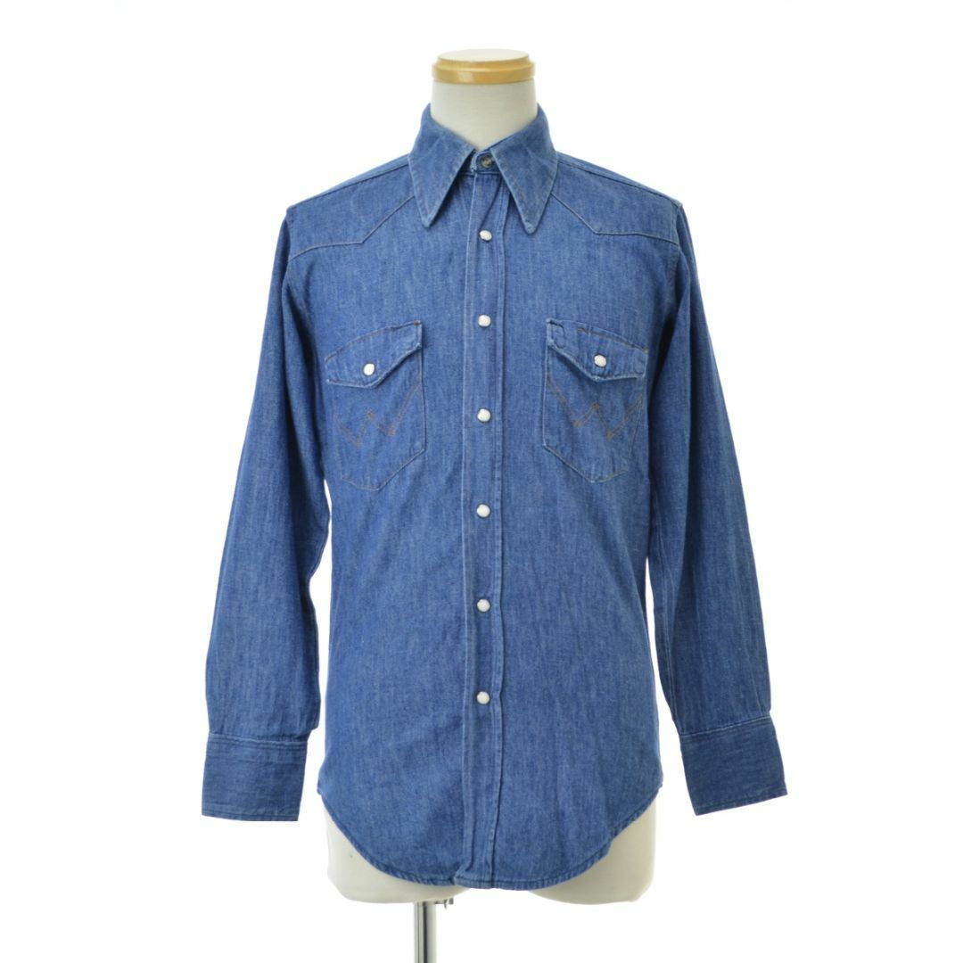 Wrangler - 【WRANGLER】70s 27MW デニムウエスタン長袖シャツの通販