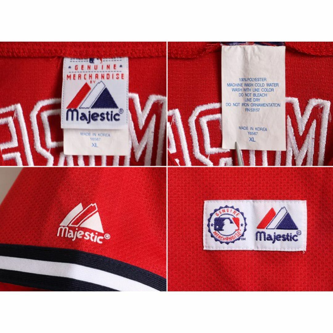 MLB オフィシャル Majestic レッドソックス ベースボール シャツ