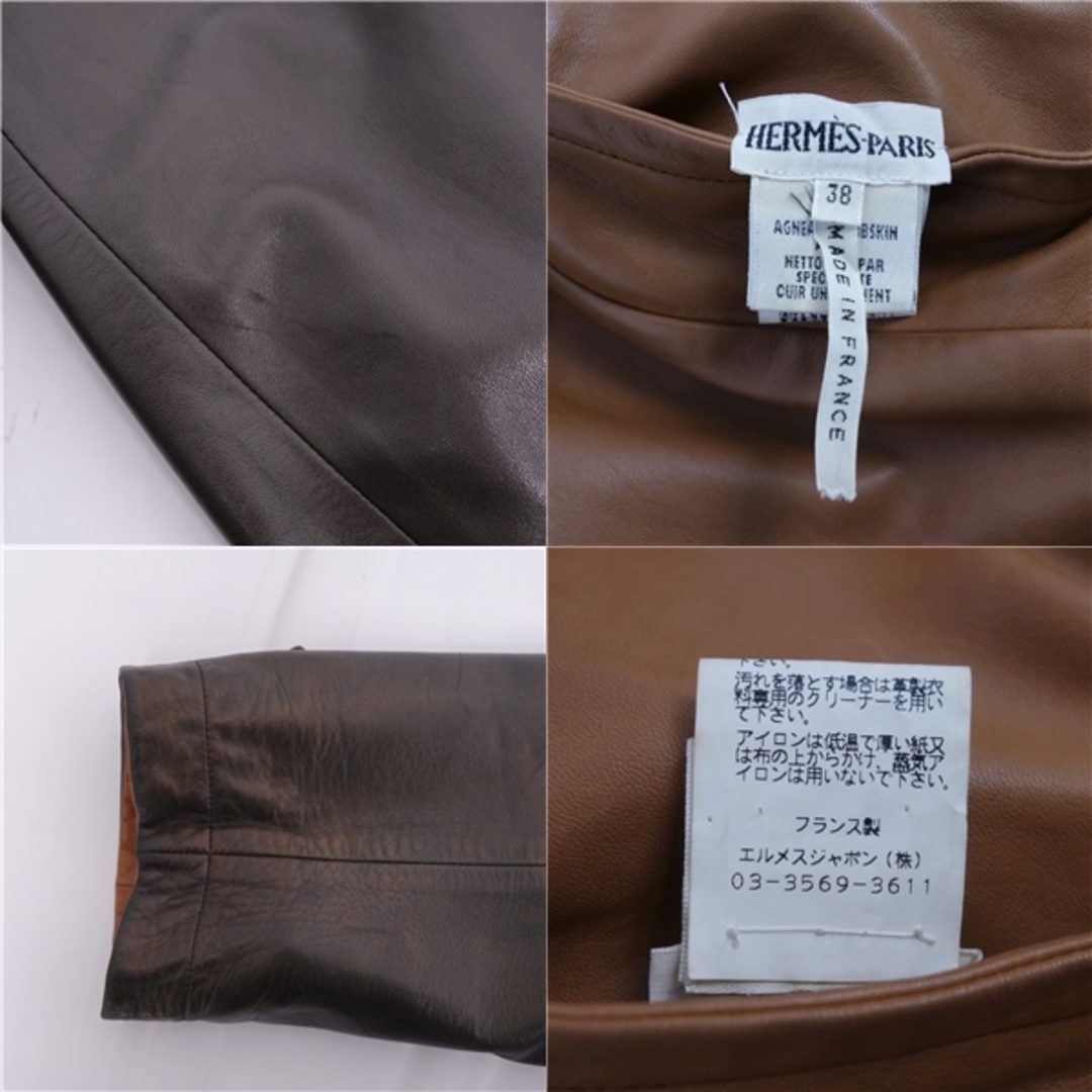 HERMES - エルメス HERMES マルジェラ期 コート レザーコート