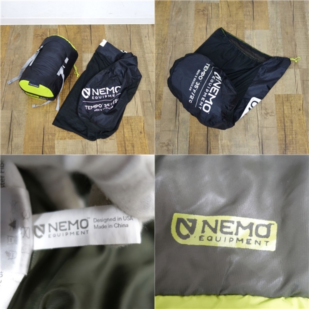 ニーモ NEMO TEMPO 35 テンポ メンズ レギュラー 化繊 シュラフ マミー