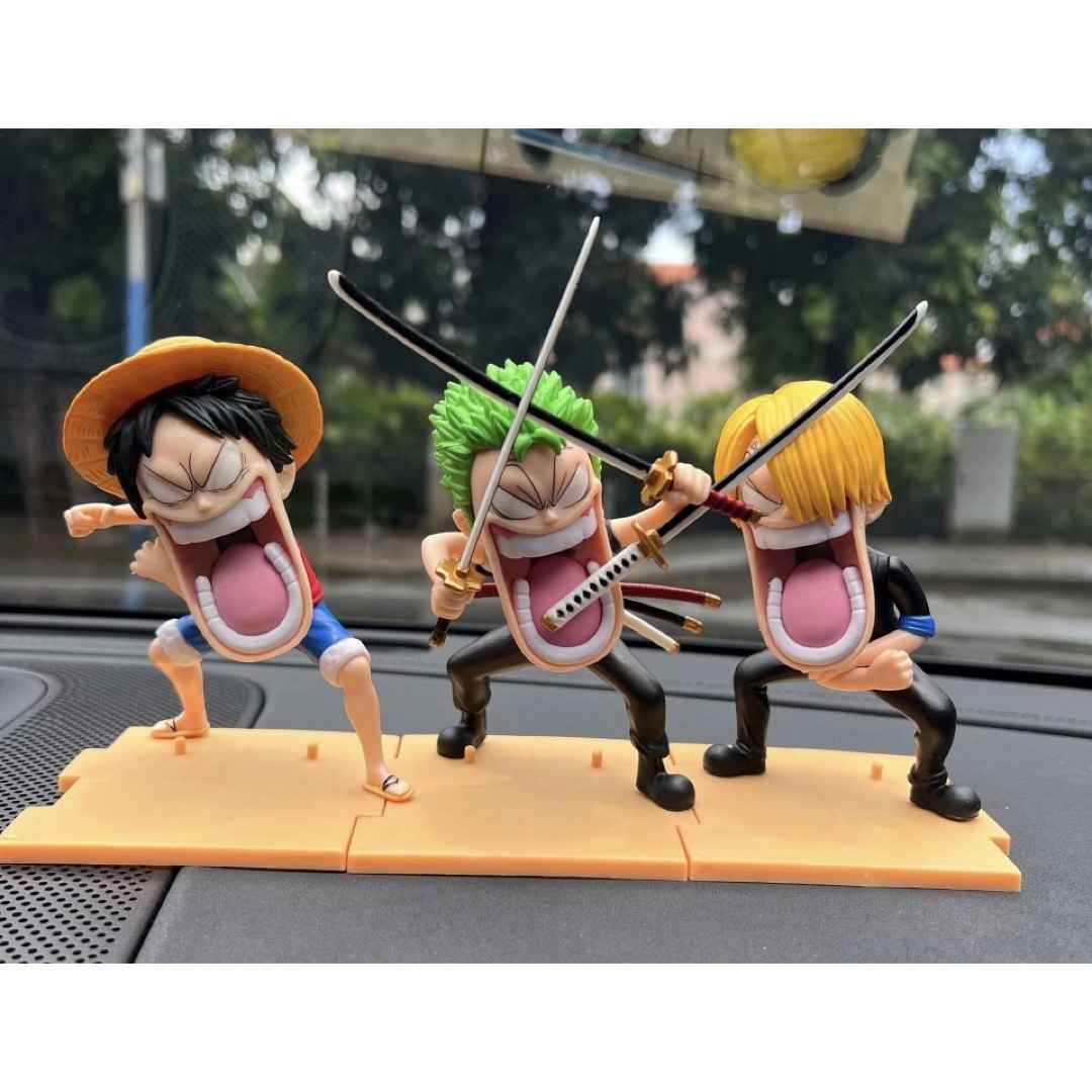 ワンピース ゾロ サンジ ルフィフィギュア PVC製品 ガレージキットの