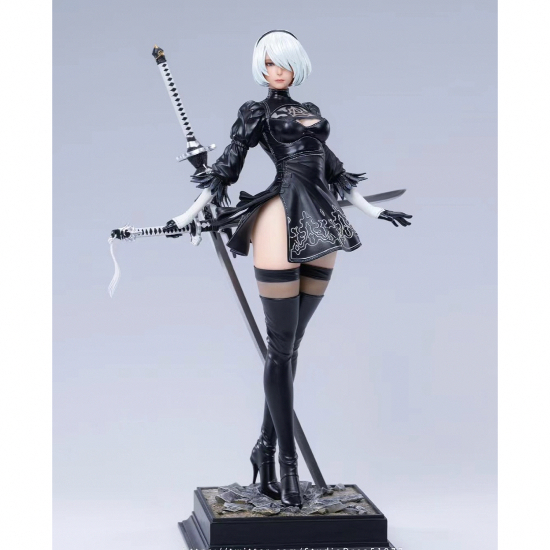 ニーアオートマタ 2B 樹脂フィギュア ガレージキット Cタイプの通販 by
