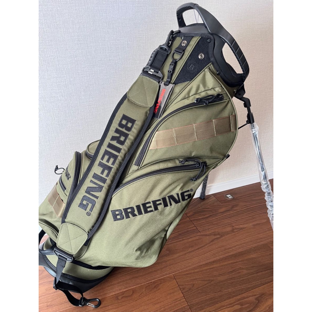 BRIEFING ゴルフバッグ・キャディバッグ オリーブグリーン 今しか手に