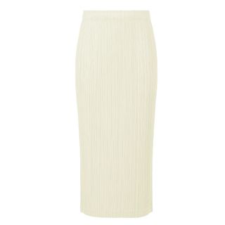 PLEATS PLEASE ISSEY MIYAKE（ロングスカート ・ ホワイト/白色系）の
