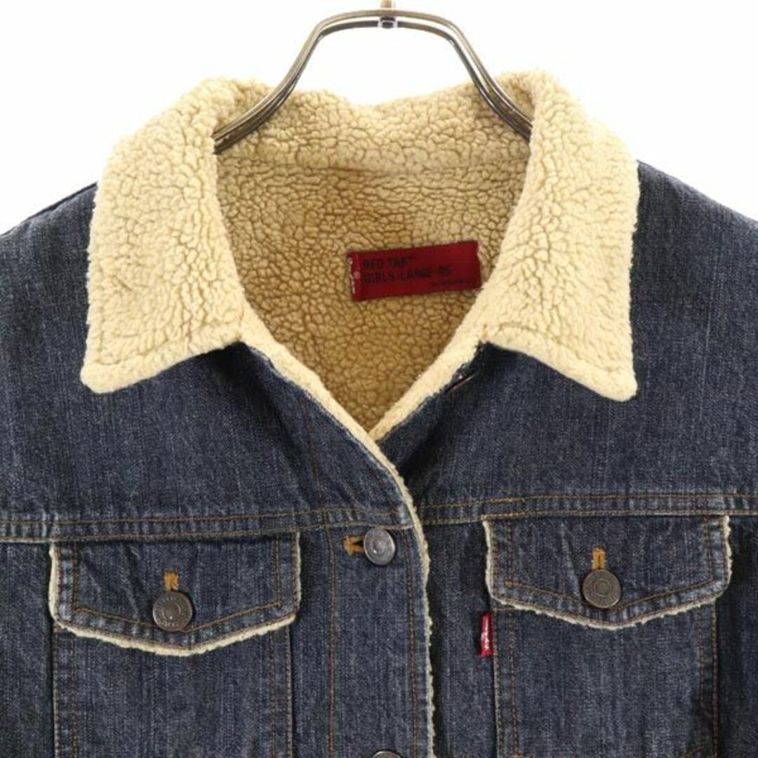 Levi's 赤タグ 裏ボア デニムジャケット USA製 Lサイズ Gジャン Levi's