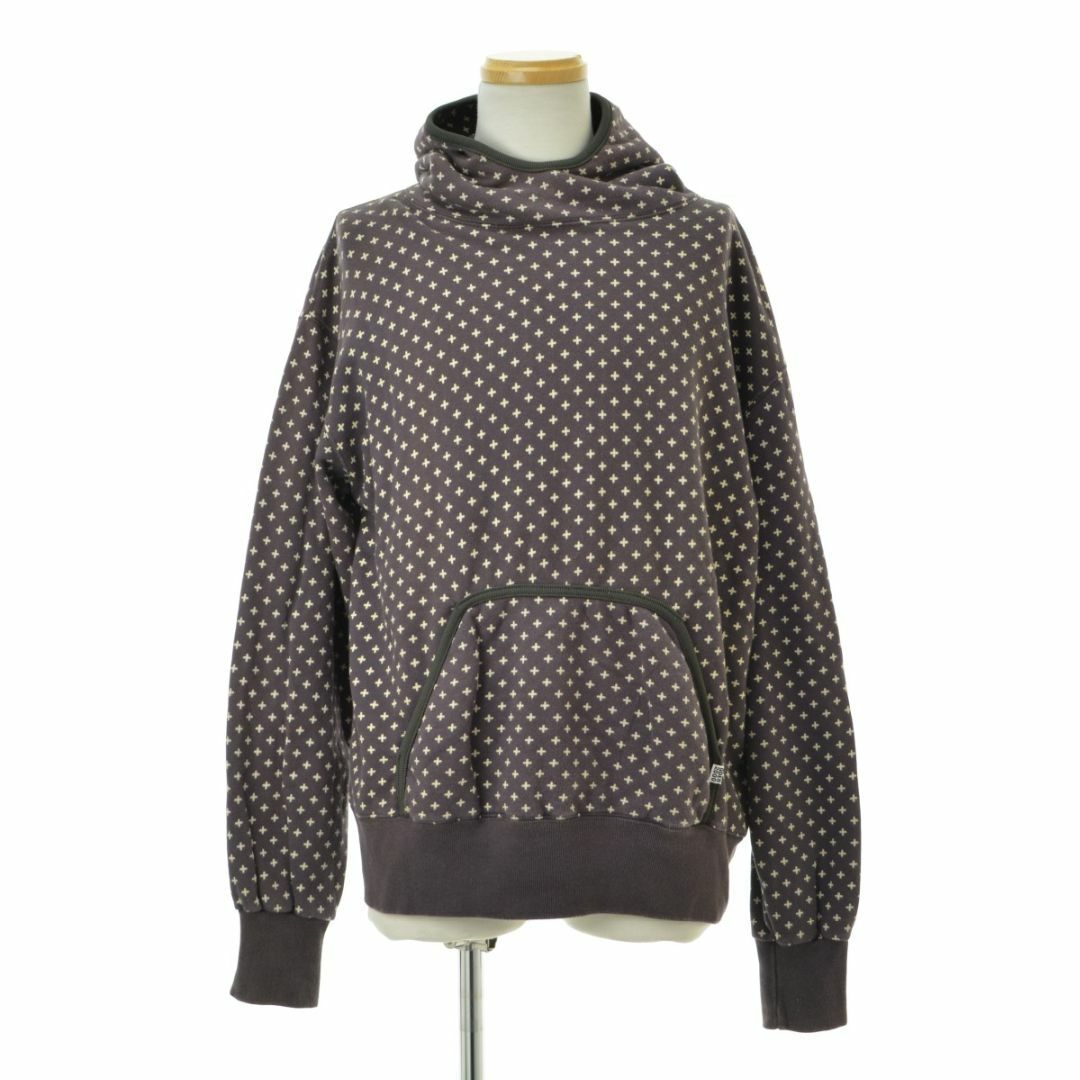 00s GOOD ENOUGH グッドイナフ クロスドット パイピングパーカー L