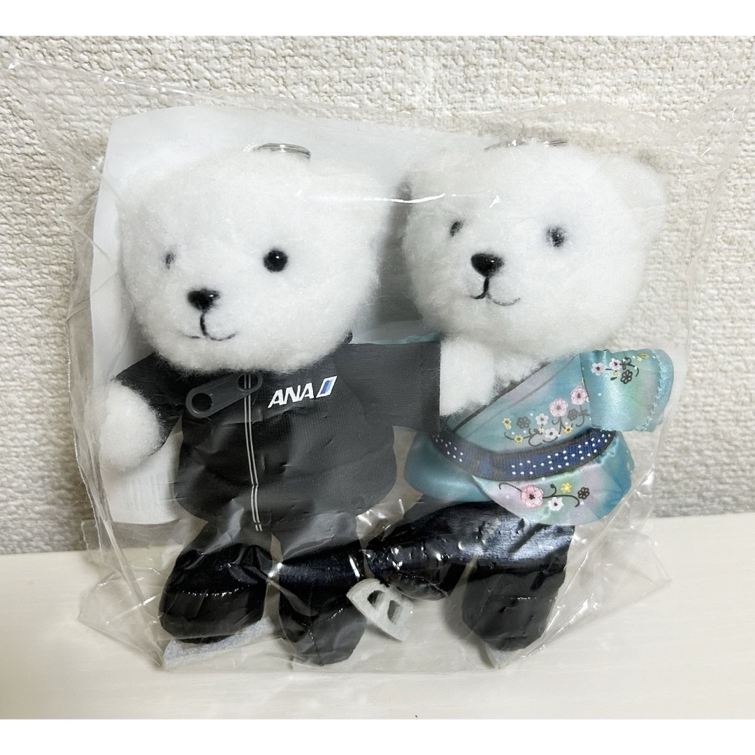 羽生結弦 ANA キーホルダーベア 羽生結弦 フライトベアキーホルダー 天