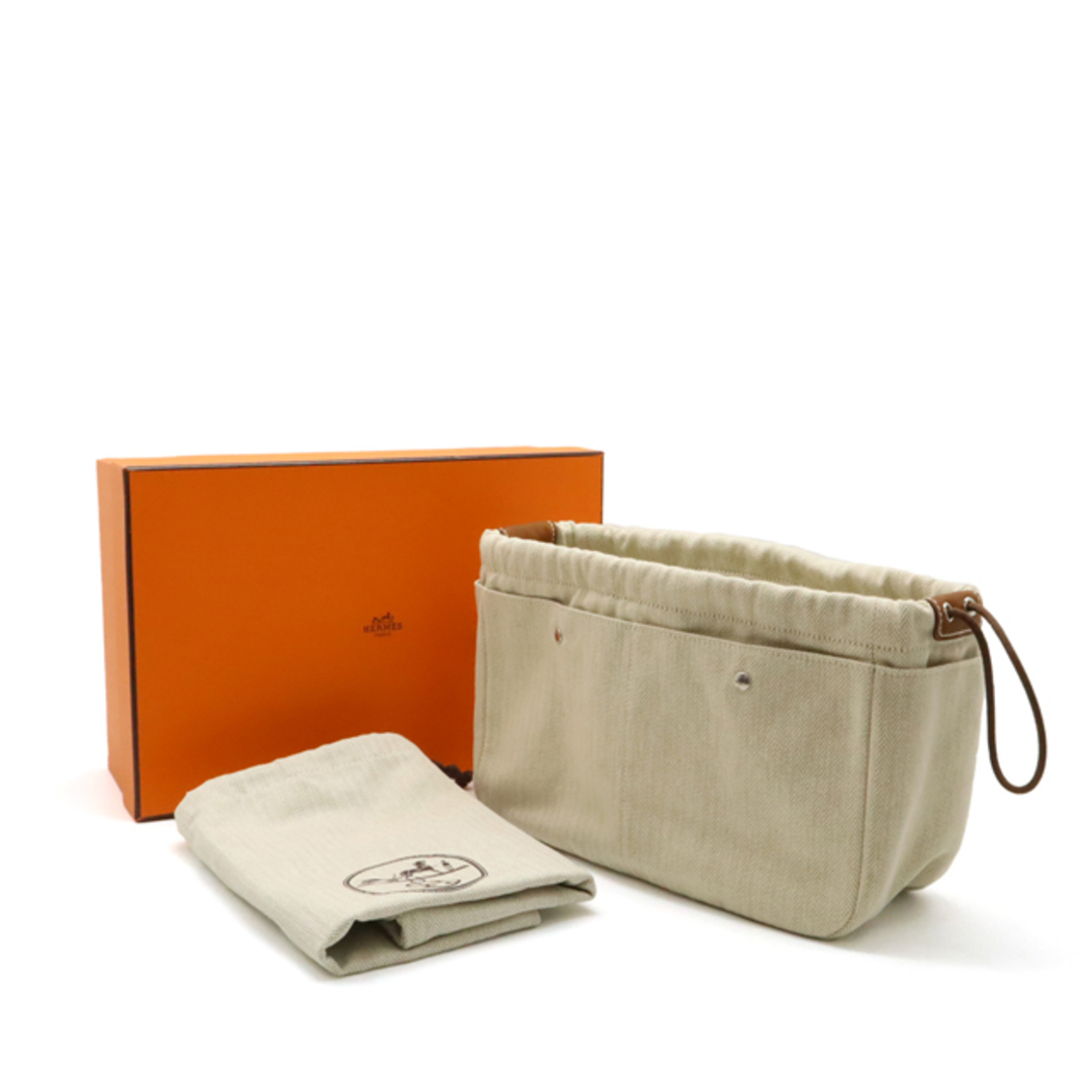HERMES - HERMES エルメス フールビ25 バッグインバッグ 化粧ポーチ