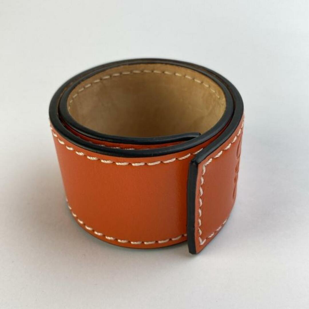 LOEWE スラップブレスレット オレンジ 収納袋付き LOEWE ロエベ