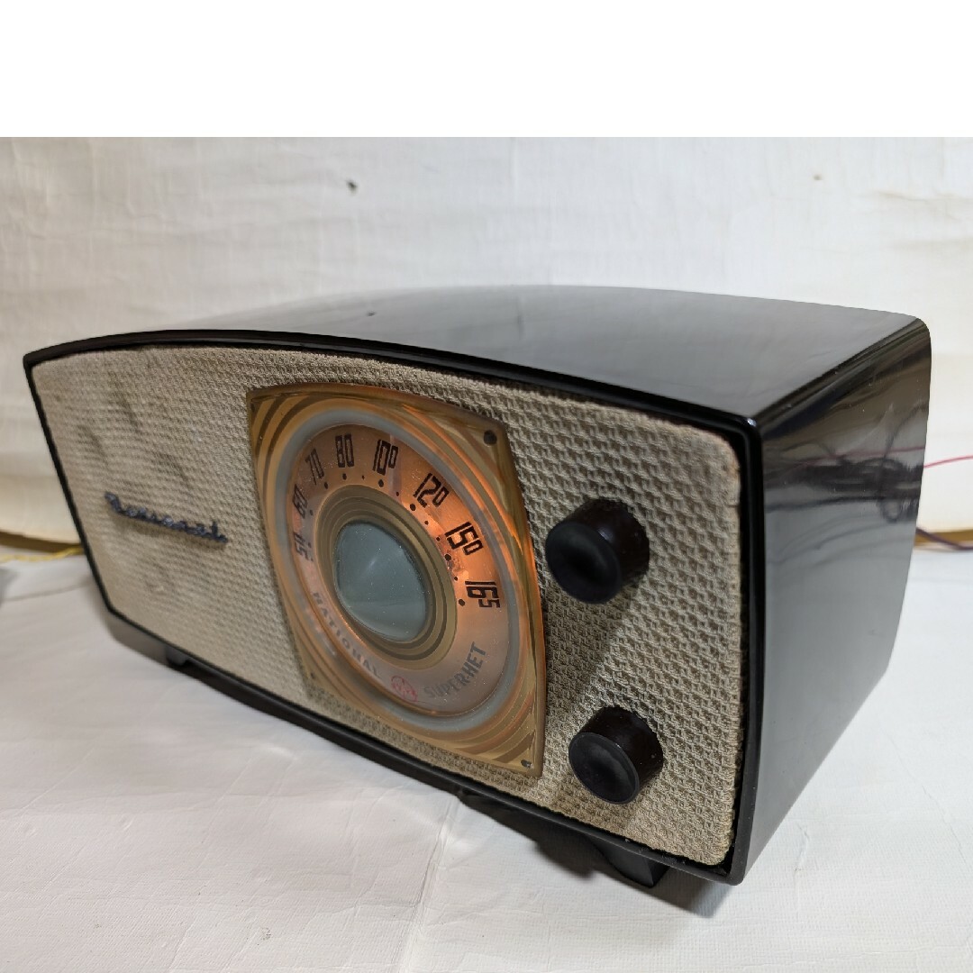 ナショナル 昭和レトロ真空管ラジオ DX-370 bluetooth、トランス付