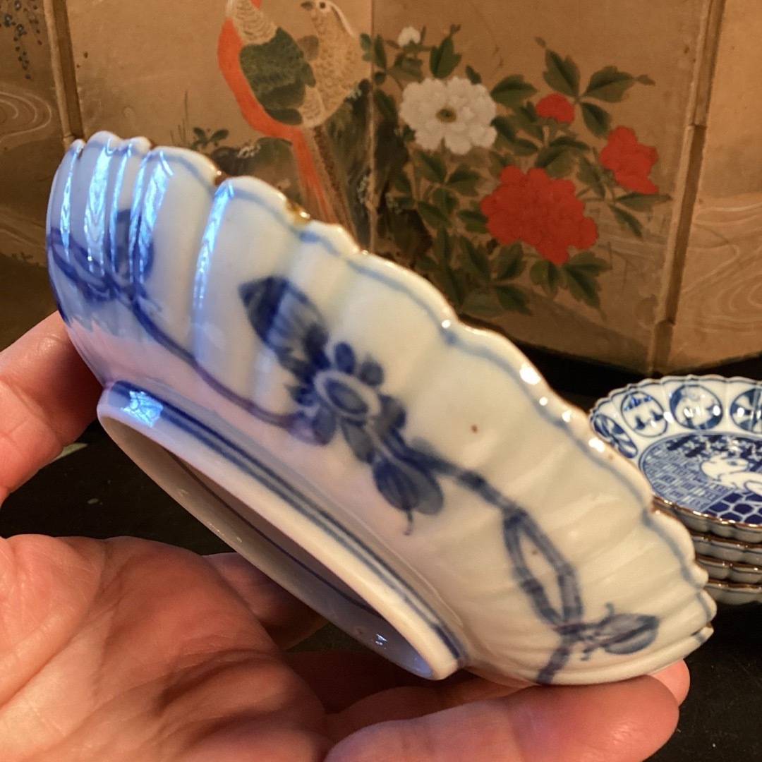 大聖寺伊万里ウサギの小皿 大聖寺伊万里ウサギの小皿 古伊万里・兎丸紋