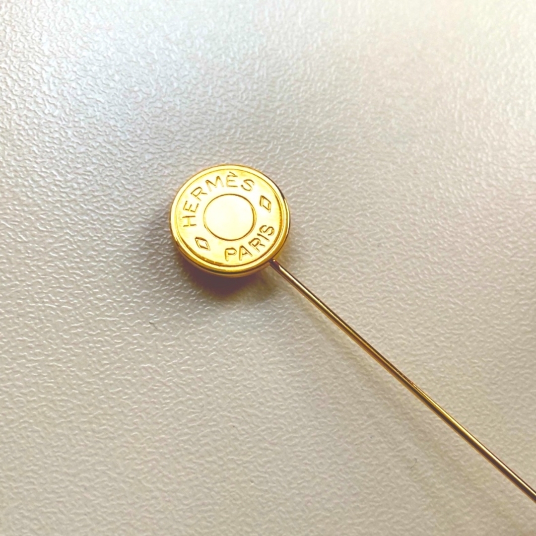 HERMES - HERMES ゴールド セリエブローチピン 箱付きの通販 by ポッポ