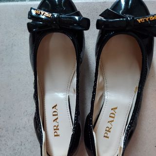 PRADA - PRADA フラットシューズ23cmの通販 by けい's shop｜プラダ
