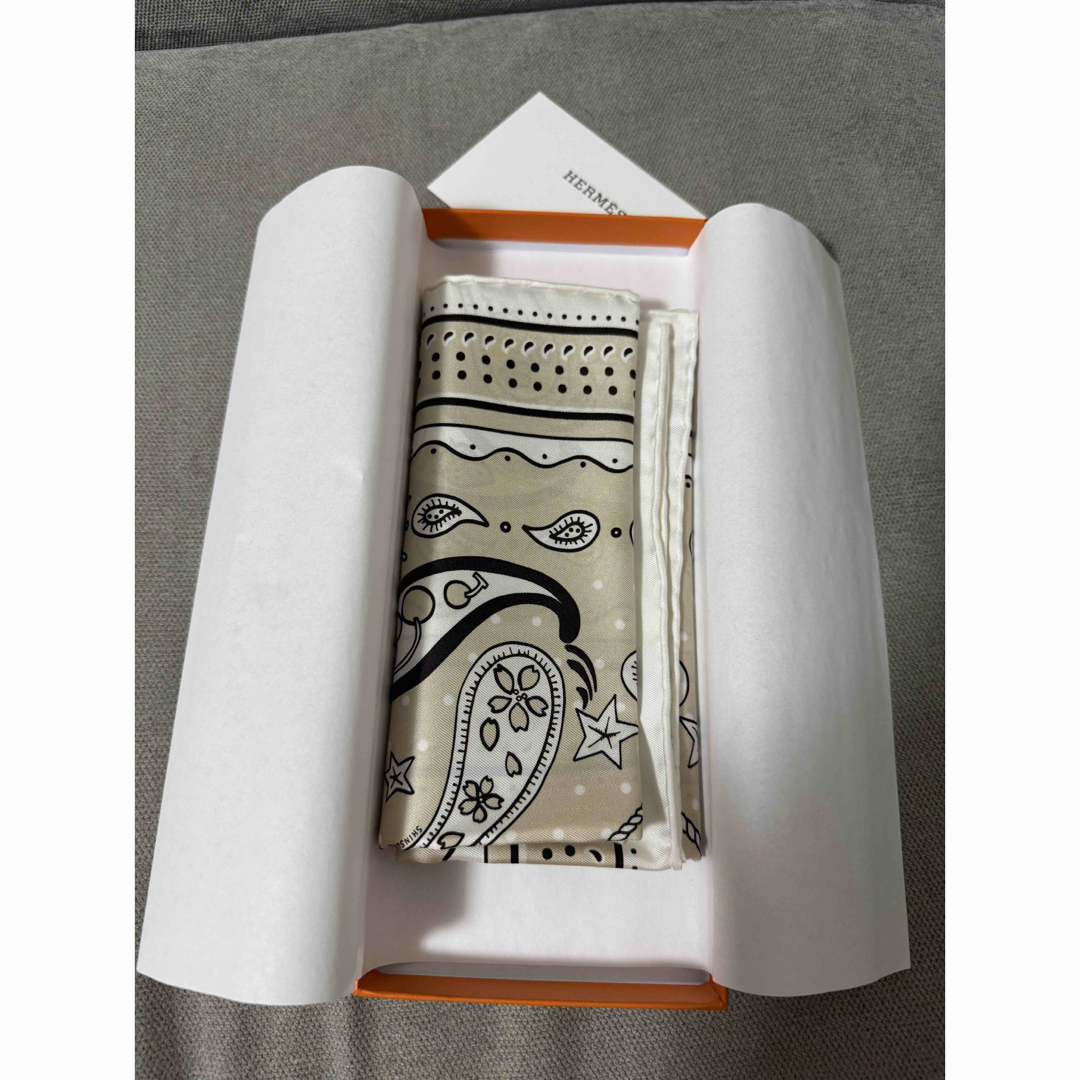 HERMES - 値下げ！新品未使用 エルメス シルクバンダナ 《ロデオ・デ
