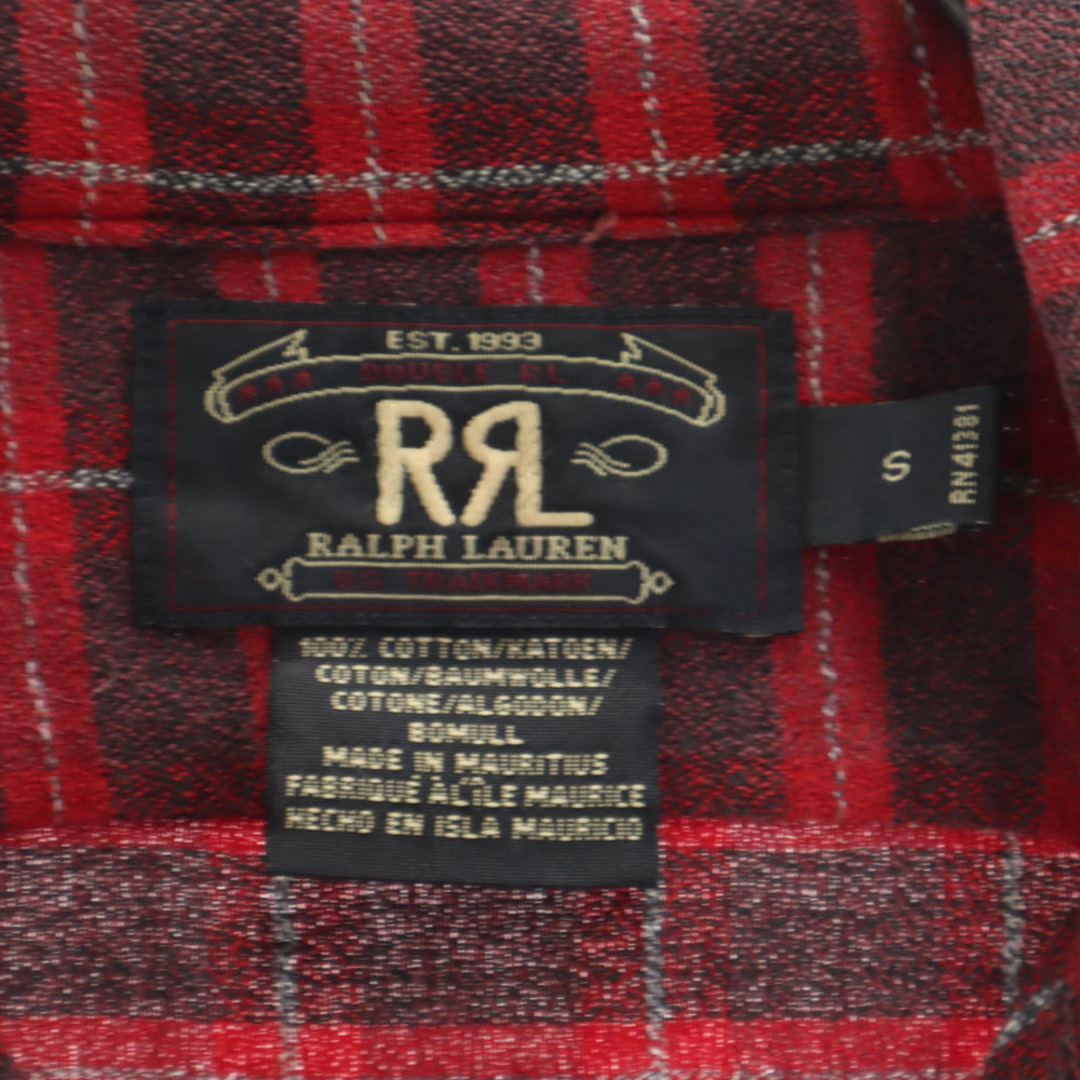 RRL - ダブルアールエル 90s 赤3星 初期タグ オールド 長袖 チェック