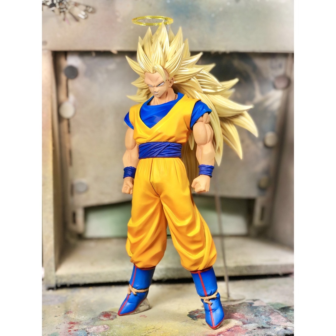 リペイント 改造 ドラゴンボール 悟空 スーパーサイヤ人3 フィギュア