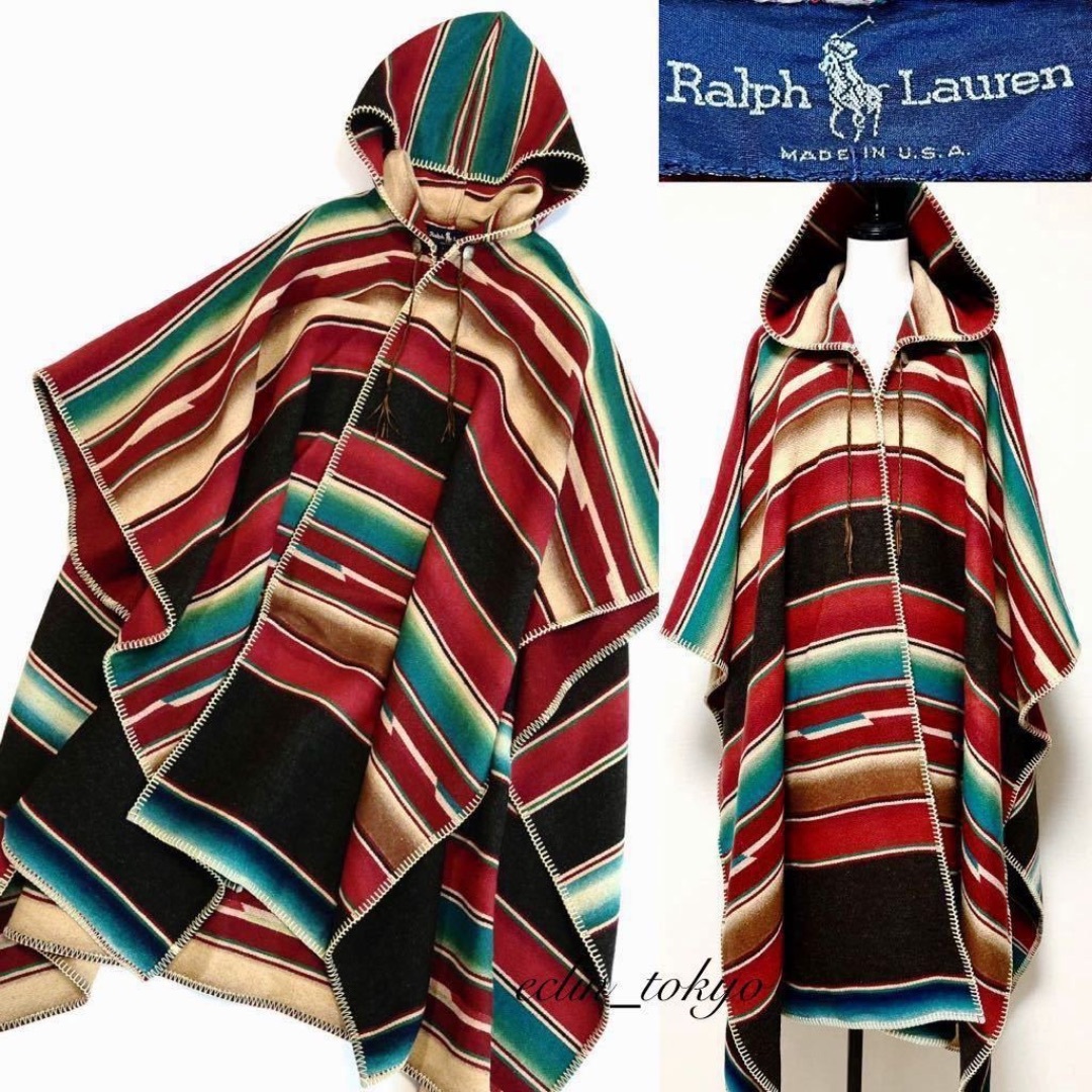 Ralph Lauren - ラルフローレン VINTAGE ネイティブ柄 ブランケット