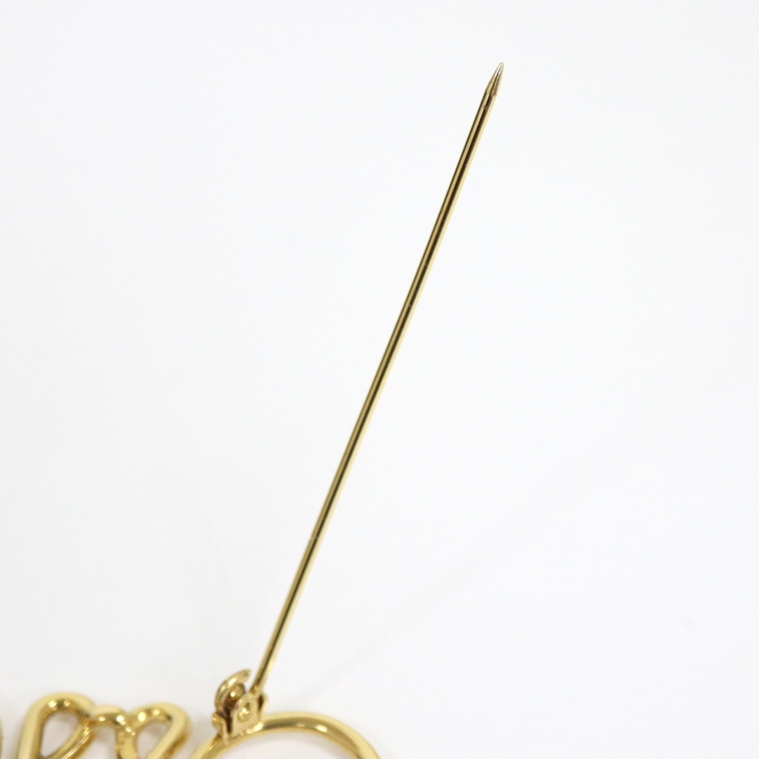 LOEWE - 【LOEWE】ロエベ アナグラム・ブローチ イエローゴールド GP