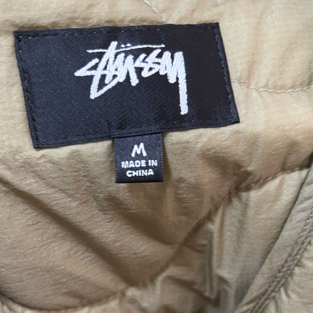 STUSSY - stussy キルティング ダウンベスト mサイズの通販 by 0513