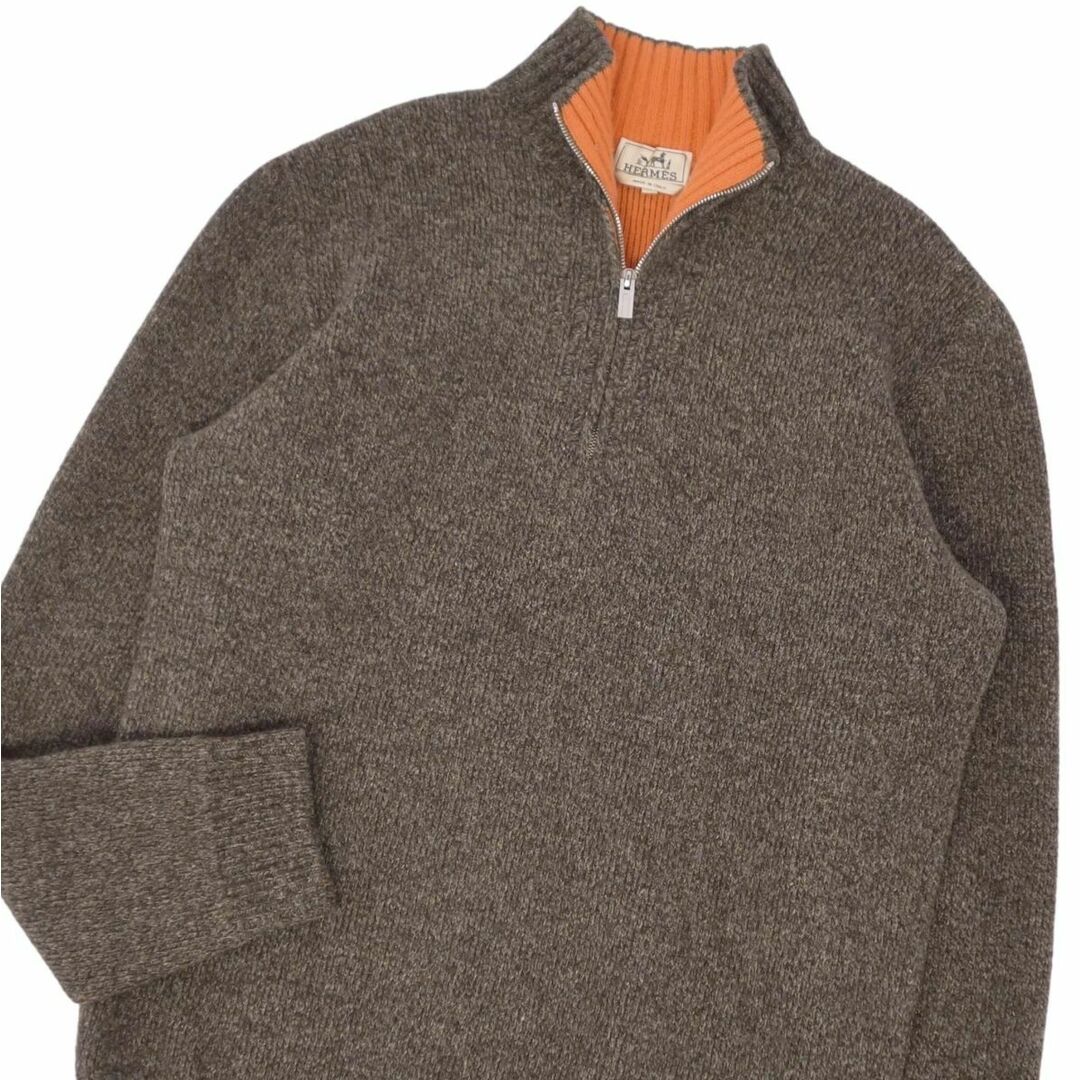 HERMES - 極美品 エルメス HERMES ニット セーター ハイネック ハーフ