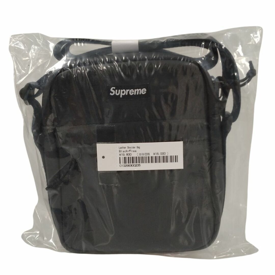 24AW Supreme Leather Shoulder Bag 黒 レザー