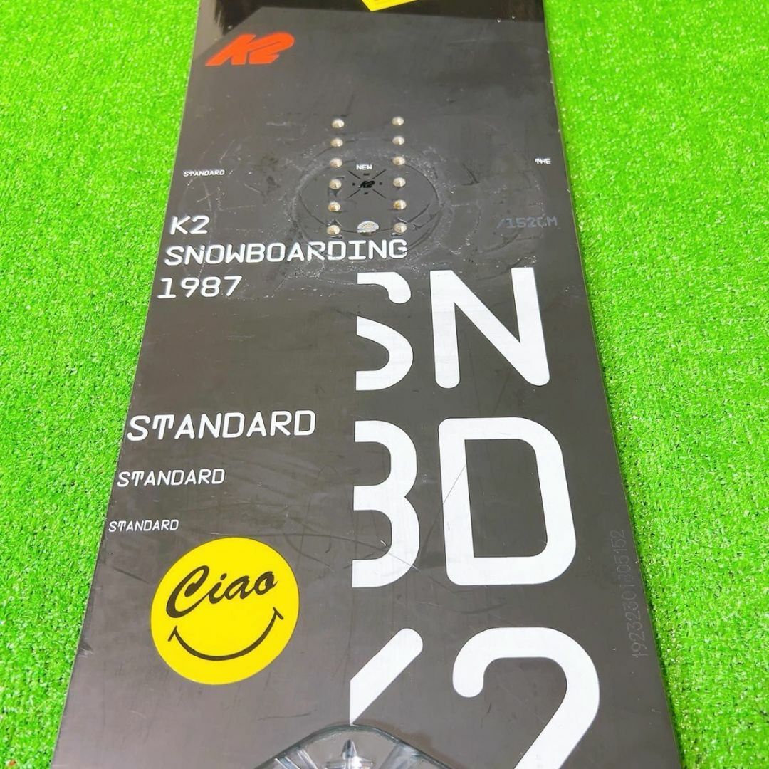 K2 スタンダード152cm サロモンリズム スノーボードバイン 板