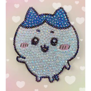 ちいかわ - ハチワレ ストーンデコ うちわデコの通販 by A's shop