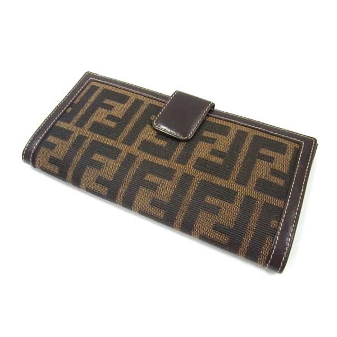 FENDI ズッカ ベルト FF ロゴ キャンバス レザー 金 ヴィンテージ 楽天