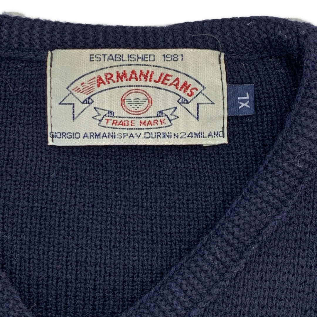 ARMANI JEANS - 90年代 ARMANI JEANS アルマーニ ジーンズ リブニット