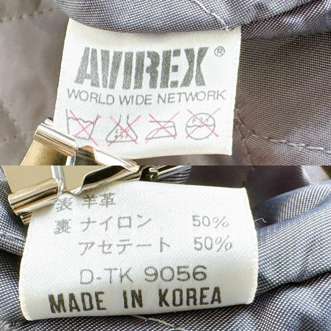 AVIREX - 入手困難 当時物 AVIREX レザージャケット スタジャン