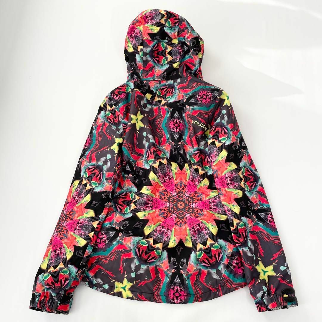 4460 【美品】ボルコム ジャケット スノボウェア 総柄 花柄 耐水性
