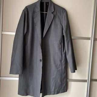 MUJI (無印良品) - MUJI Labo カシミヤ混 チェスターコート 黒 Mサイズ