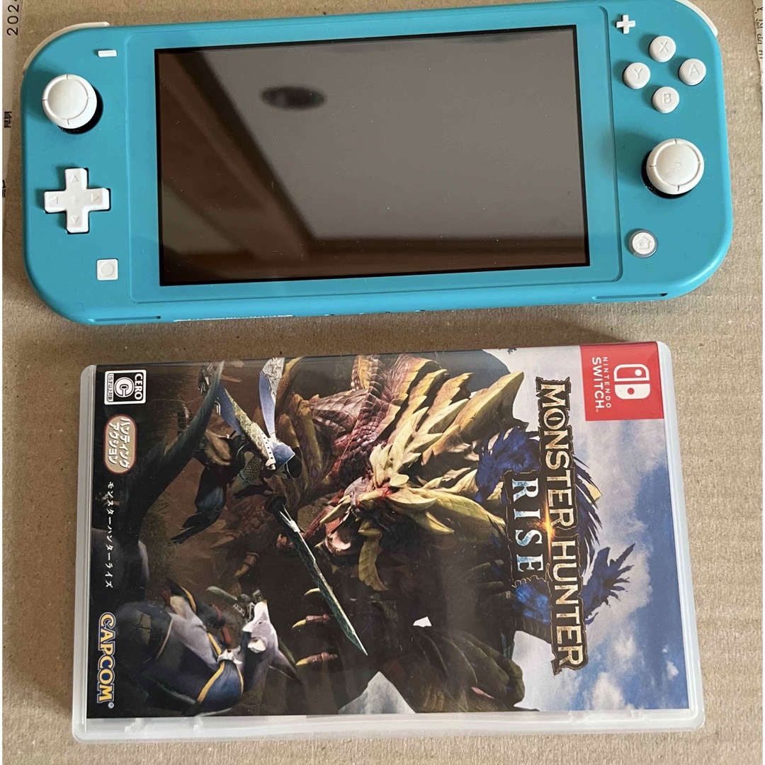 Nintendo Switch Lite ターコイズ モンハンサンブレイク同梱 任天堂