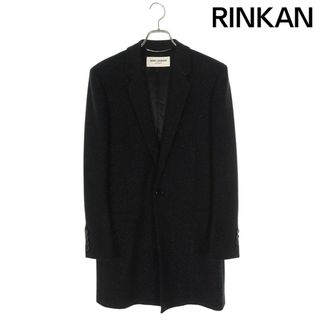 SAINT LAURENT グレー ヘリンボーン チェスターコートサイズ44 中古