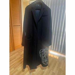 DIOR HOMME - Dior homme 04AW カシミヤ100% チェスターコート 44 黒の