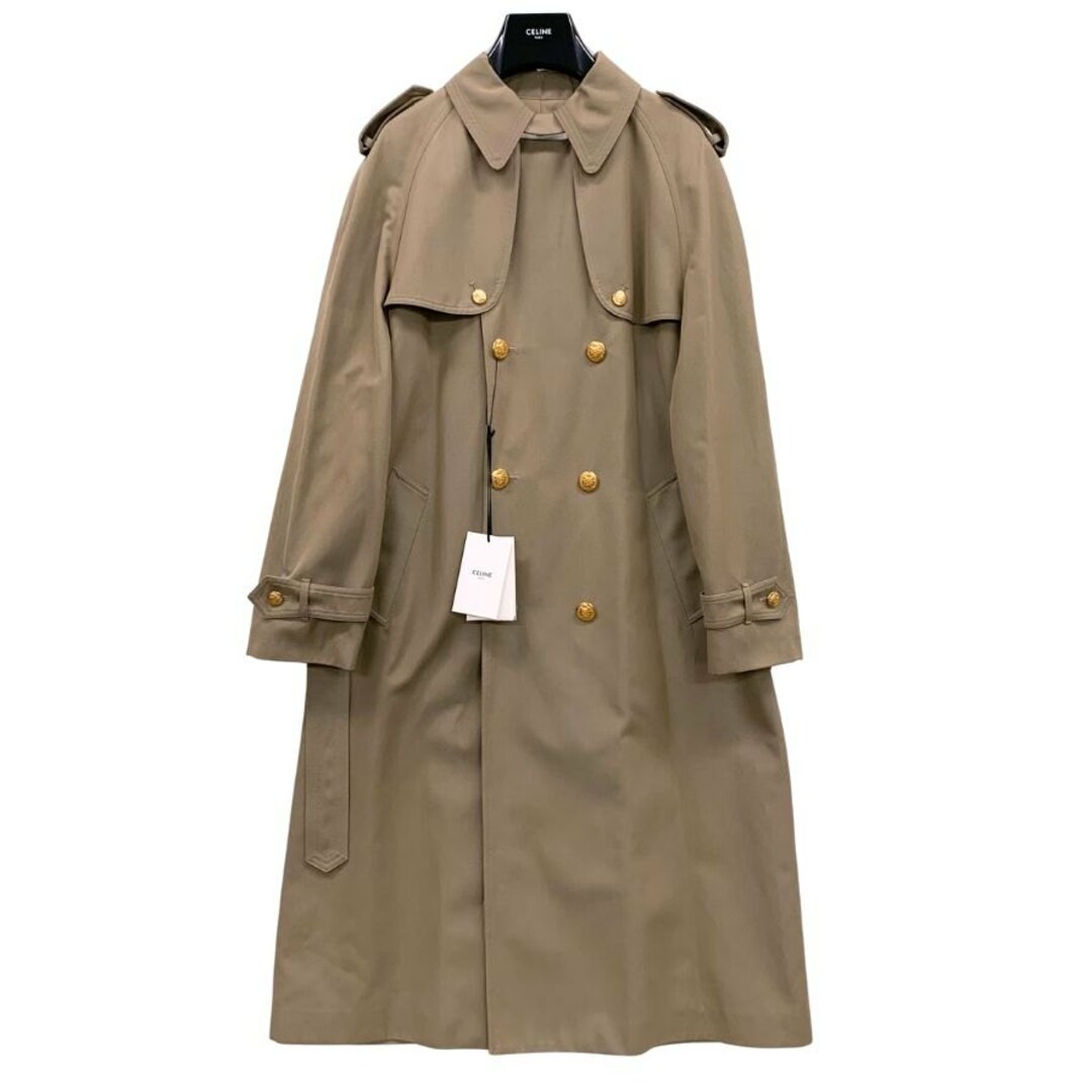 CELINE / コート/34/コットン/BEG/無地/2M015984C セリーヌ トレンチ