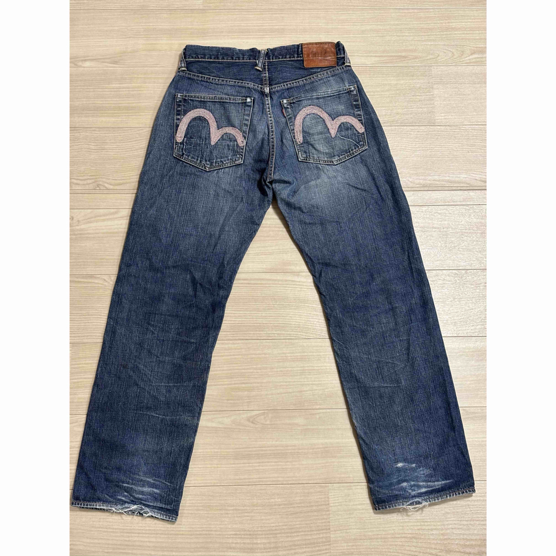 W36濃色EVISUエビスNO.2ペンキ無し2000日本製☆501XXビンテージ EVISU