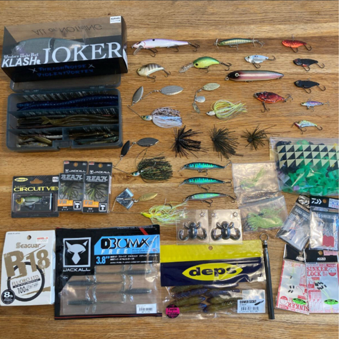 バス釣り引退セット/バスタックル整理品/ルアー各種 Megabass 【公式通販】