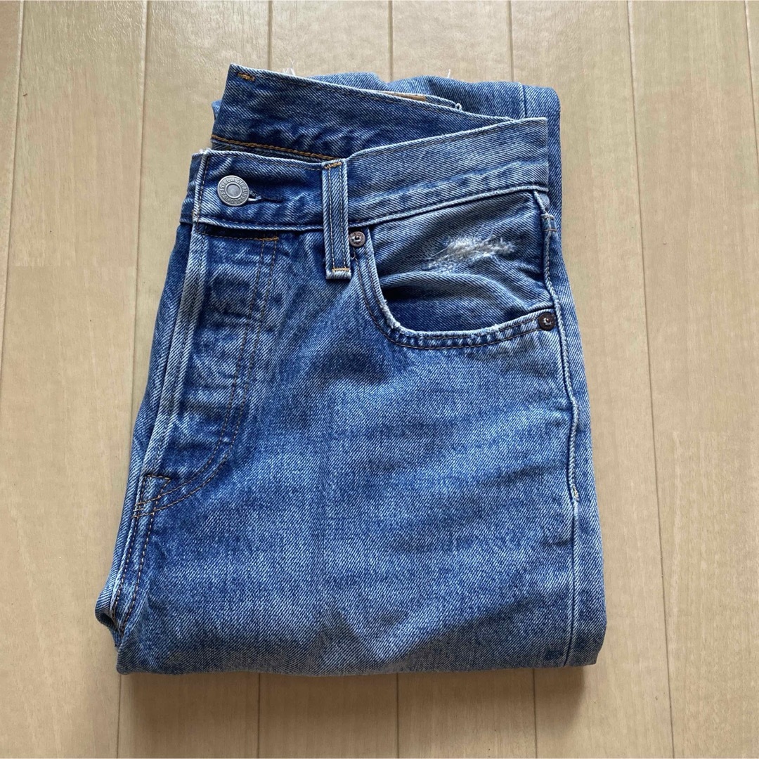 Levi's - Levi's ダメージ加工ストレートデニムの通販 by mm shop