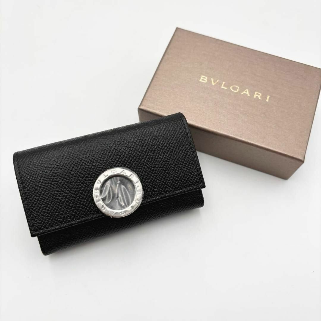 BVLGARI - 新品未使用 BVLGARI ブルガリ ロゴクリップ グレインレザー