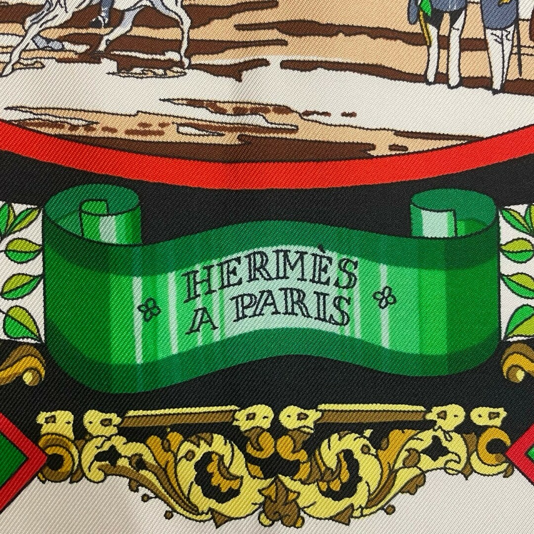 送料210円～□エルメス／HERMES □カレ90 L'ENTENTE CORDIALE 仏英同盟